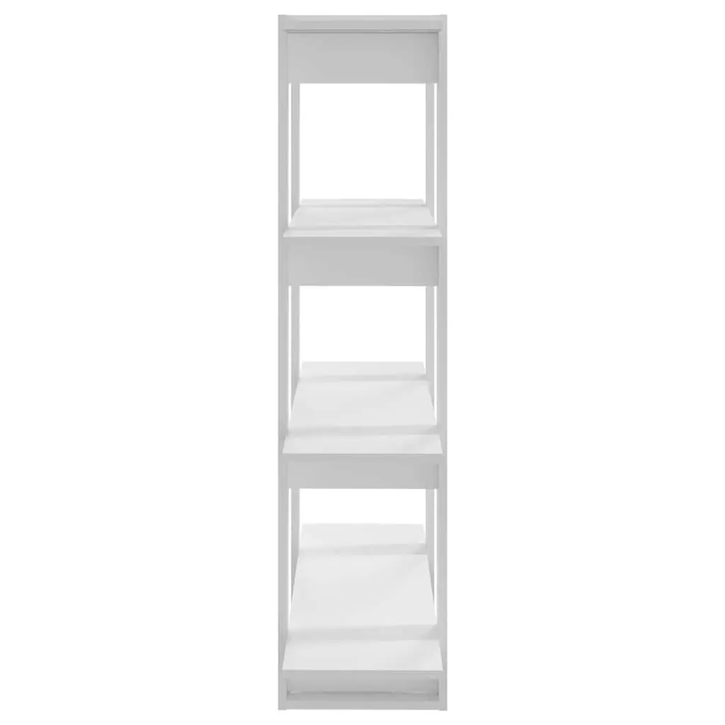 Book Cabinet Room Divider White 100W x 30D x 123.5H cm