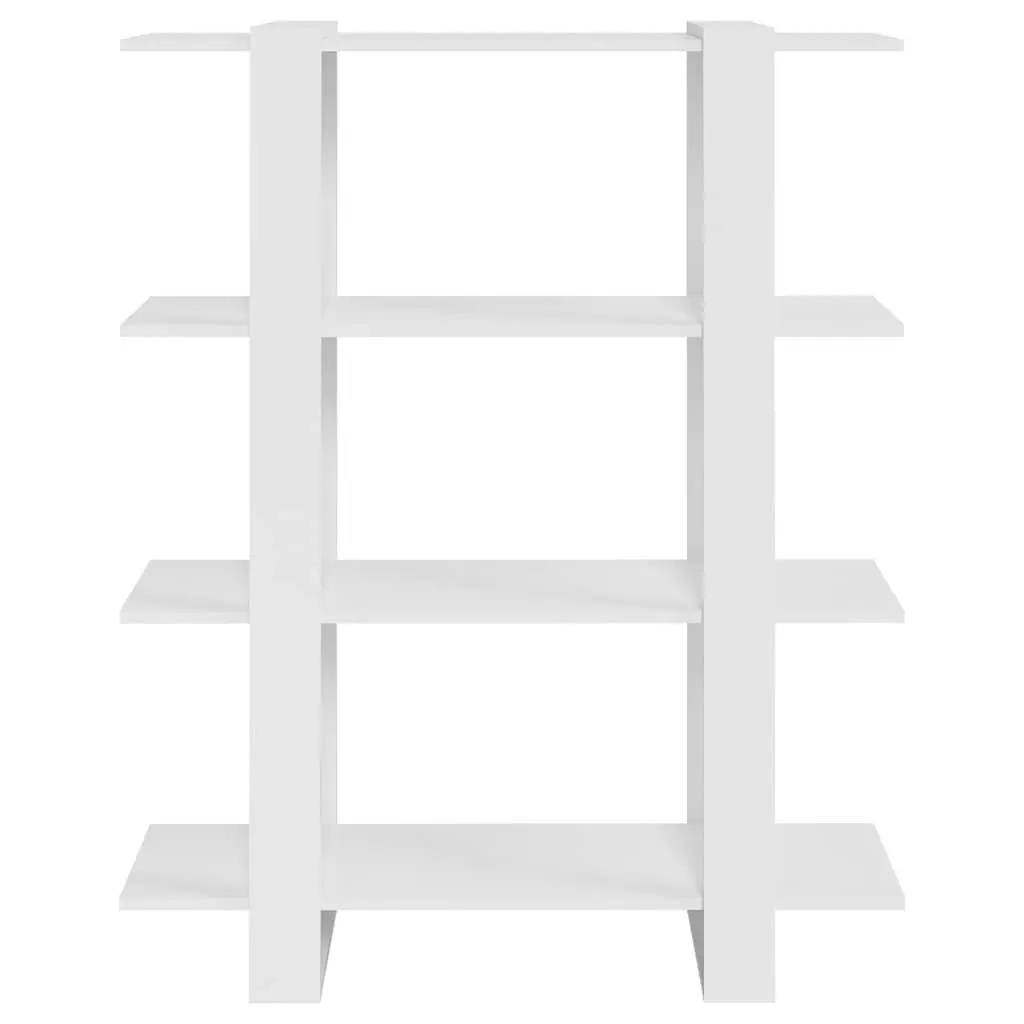 High Gloss White Book Cabinet Room Divider Bookshelf Storage Shelving Unit