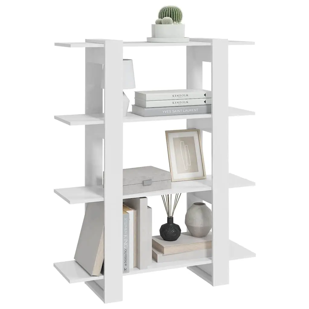 High Gloss White Book Cabinet Room Divider Bookshelf Storage Shelving Unit