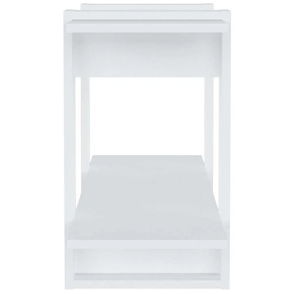 Book Cabinet White Shelving Unit Storage Organizer 100 x 30 x 51 cm