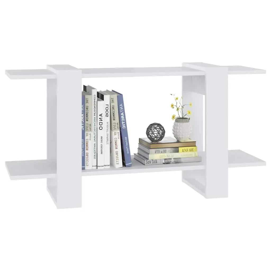Book Cabinet White Shelving Unit Storage Organizer 100 x 30 x 51 cm