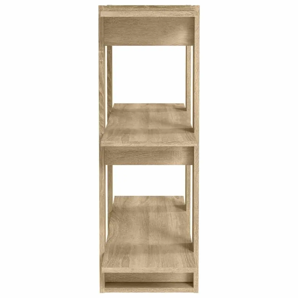 Wooden Book Cabinet with Room Dividing Functionality