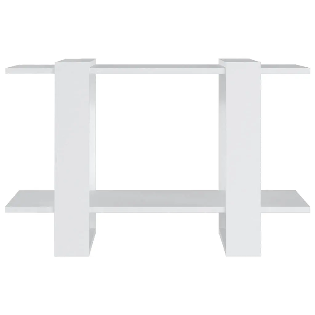Book Cabinet Room Divider White 80 x 30 x 51 cm