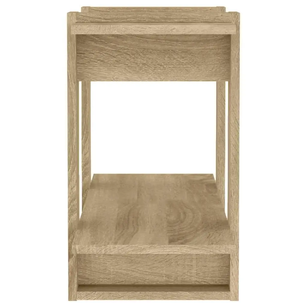 Book Cabinet Room Divider Shelving Unit Brown 80 x 30 x 51 cm