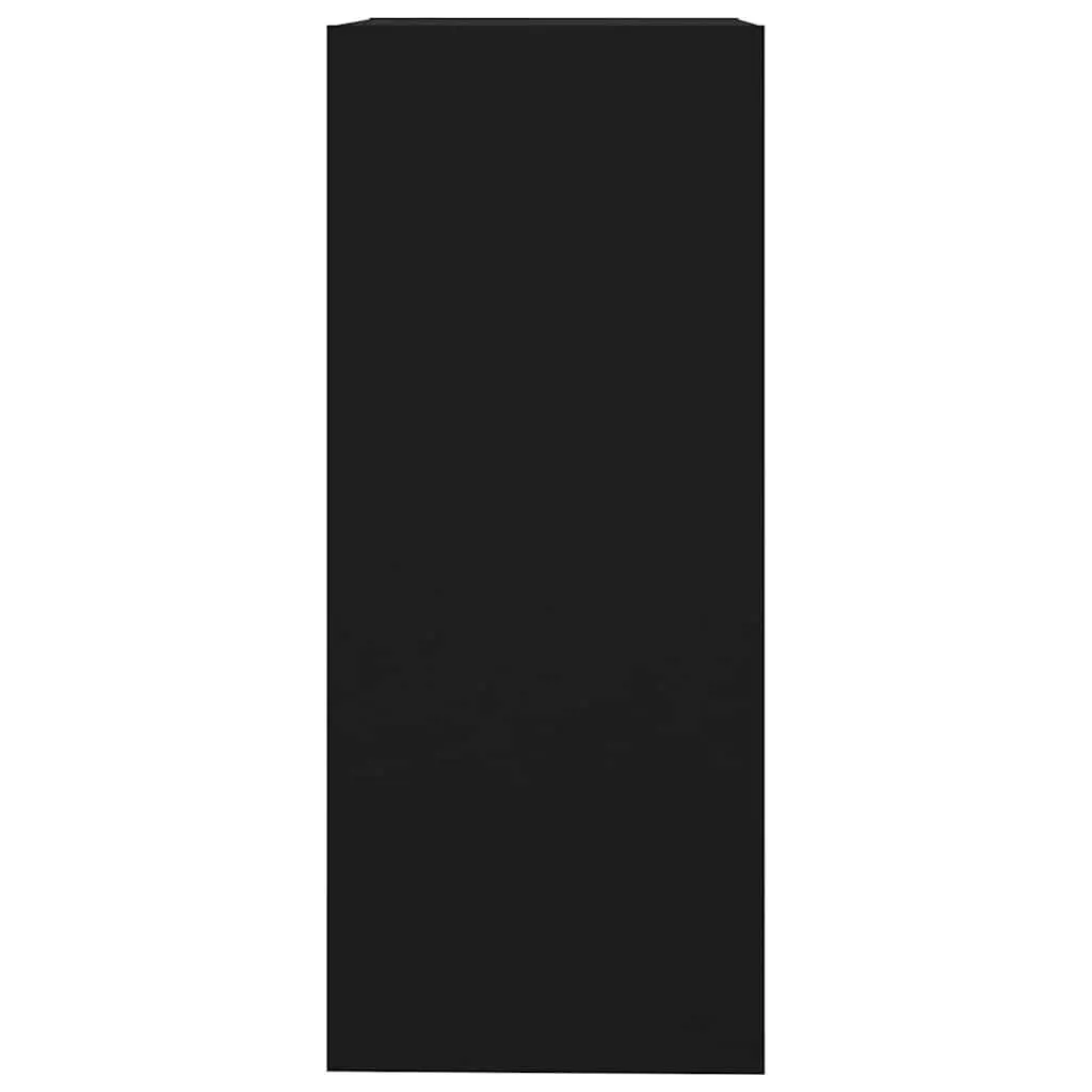Book Cabinet Room Divider Storage Shelf Black 40x30x72cm Bookcase Organiser