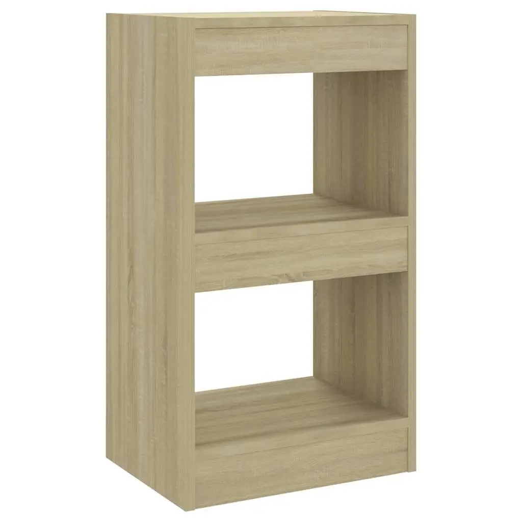 Storage Shelving Unit Room Divider Book Cabinet Brown 40x30x72cm Sonoma Oak
