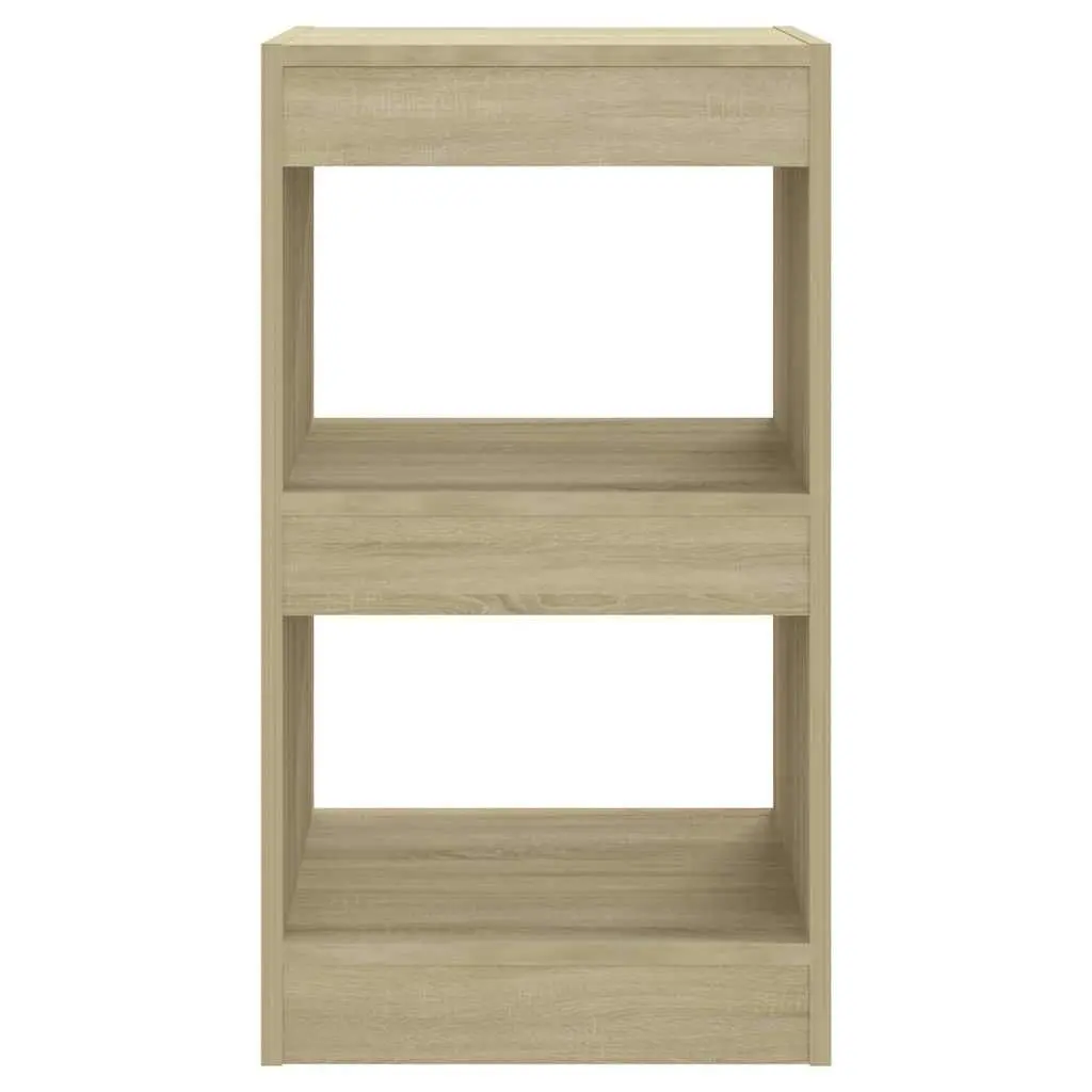 Storage Shelving Unit Room Divider Book Cabinet Brown 40x30x72cm Sonoma Oak