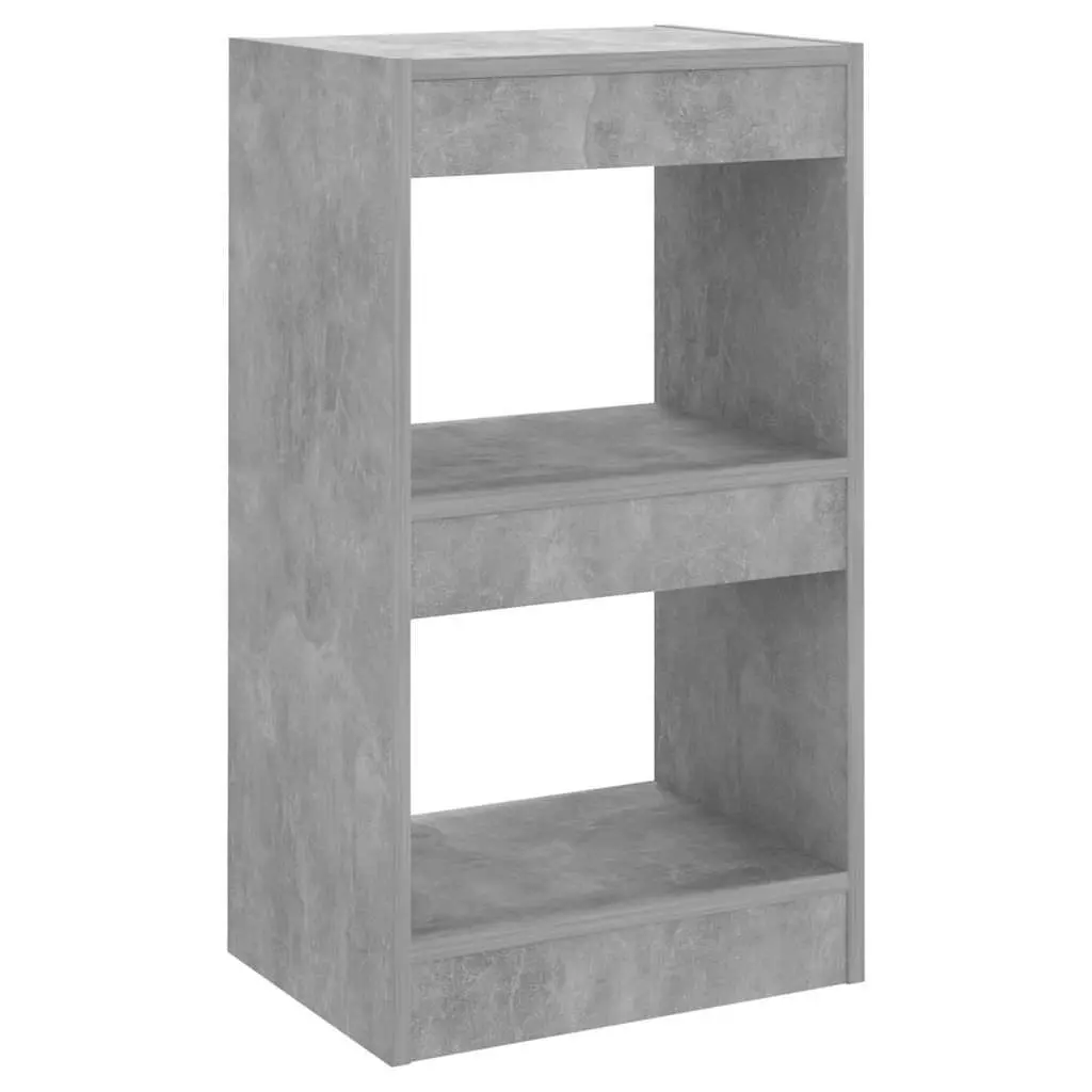 Grey Shelving Unit Bookcase Room Divider Storage for Living Space 40x30x72cm