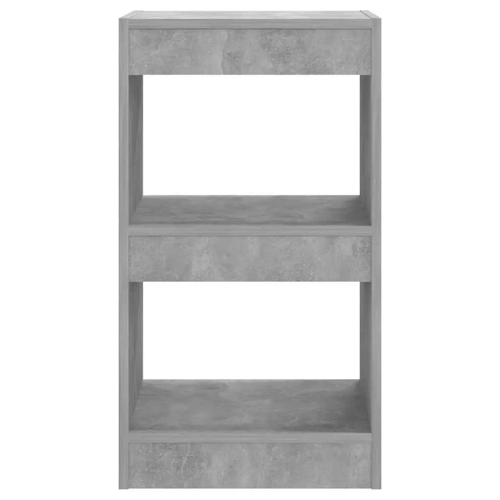 Grey Shelving Unit Bookcase Room Divider Storage for Living Space 40x30x72cm