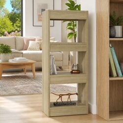 Wooden Room Divider & Book Cabinet - 40x30x103 cm