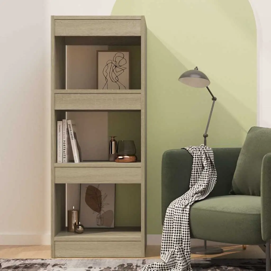 Book Cabinet Room Divider Shelving Unit Brown Wooden Storage Organiser Stand 40 x 30 x 103 cm