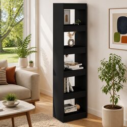 Black Book Cabinet Dimensions: 40 x 30 x 166 cm