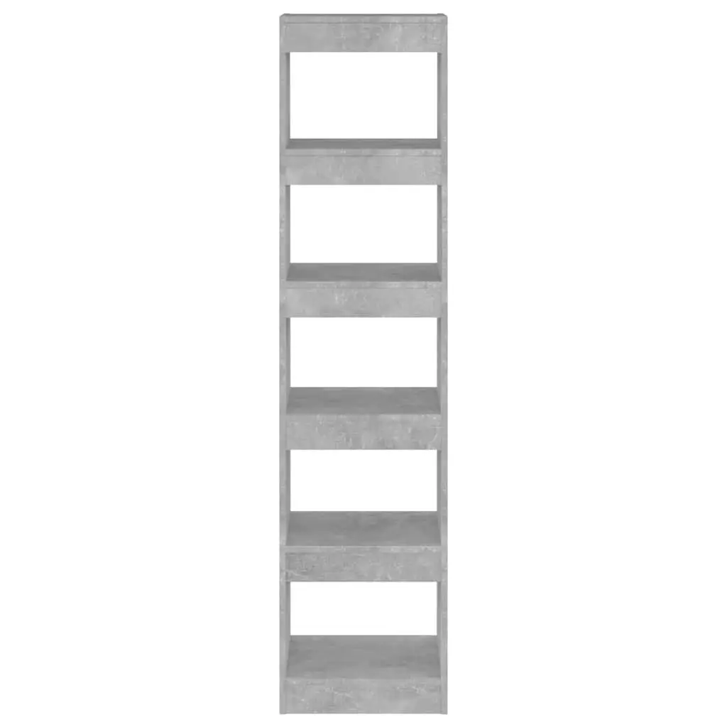 Grey Book Cabinet Room Divider