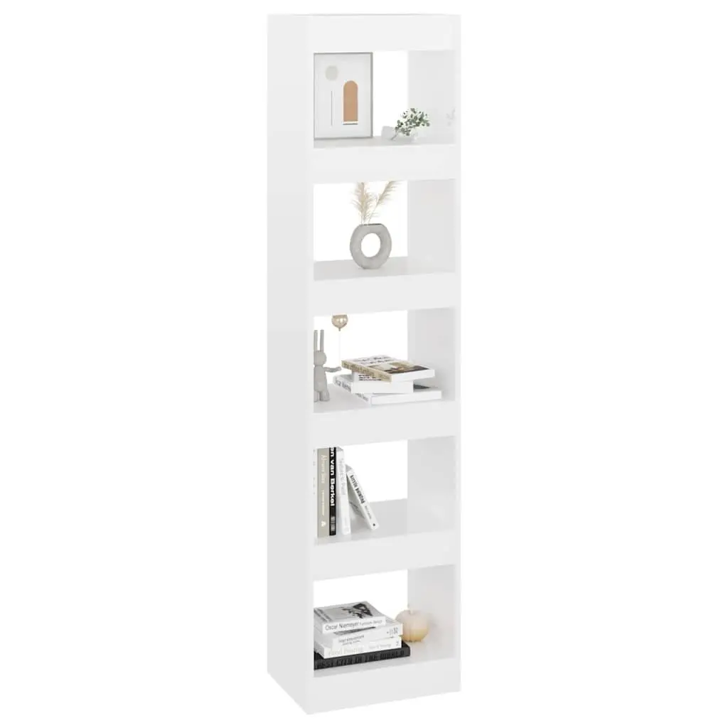 Book Cabinet Room Divider High Gloss White Bookshelf Storage Shelving Unit