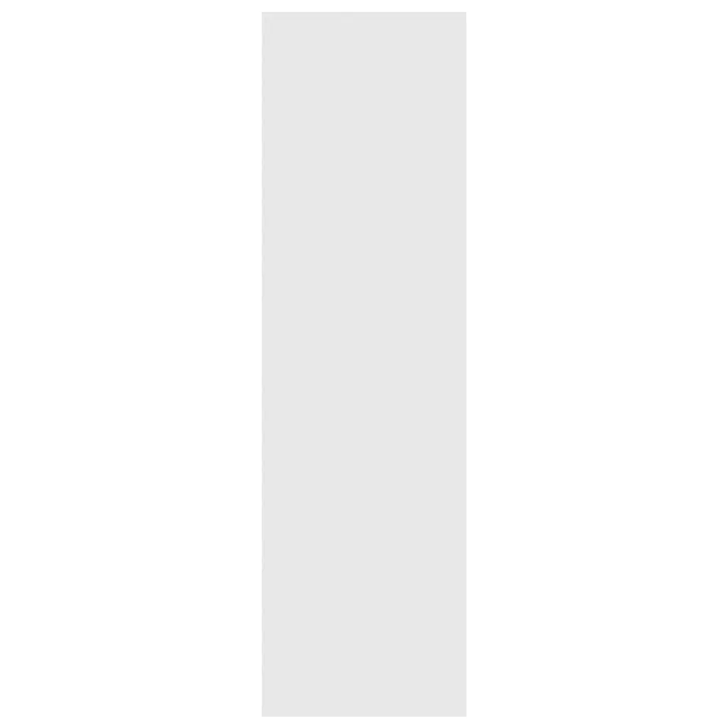 White Wooden Shelving Unit Room Divider Book Cabinet Storage Organiser Hallway 60x30x103cm