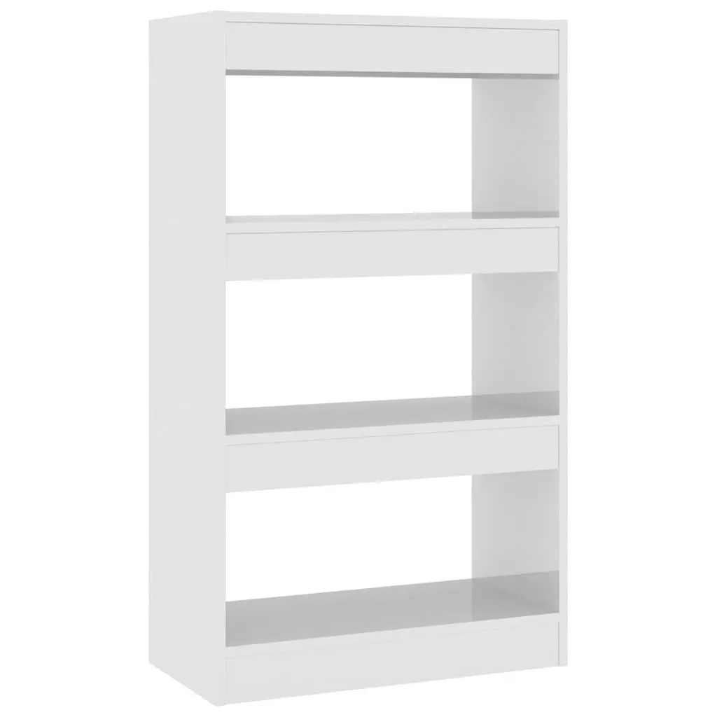 High Gloss White Book Cabinet Room Divider