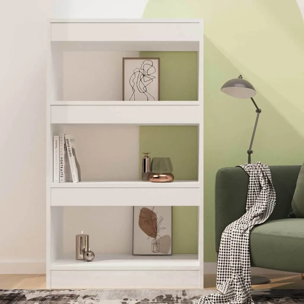High Gloss White Book Cabinet Room Divider