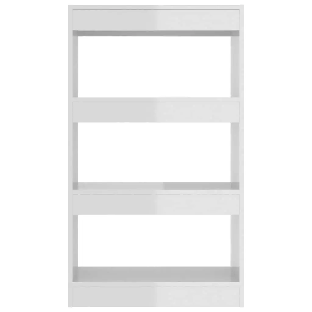 High Gloss White Book Cabinet Room Divider