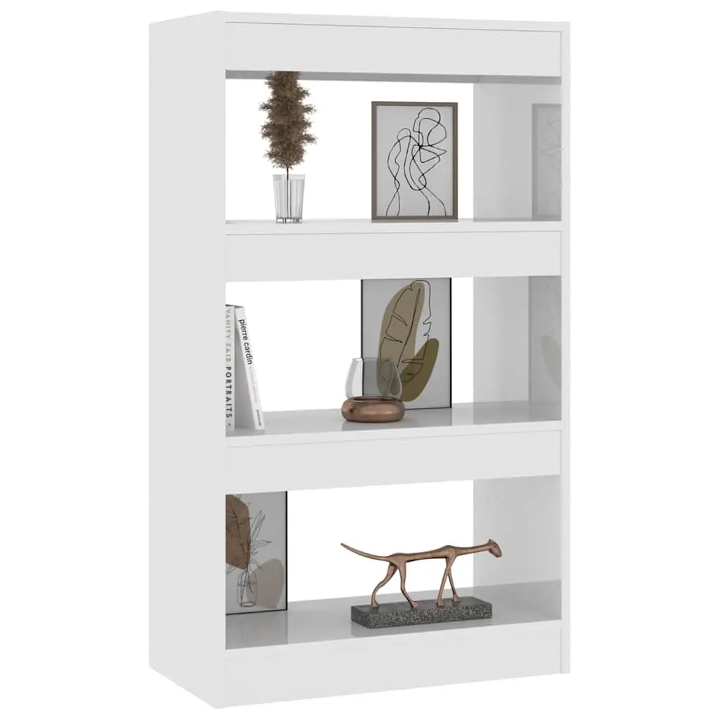 High Gloss White Book Cabinet Room Divider