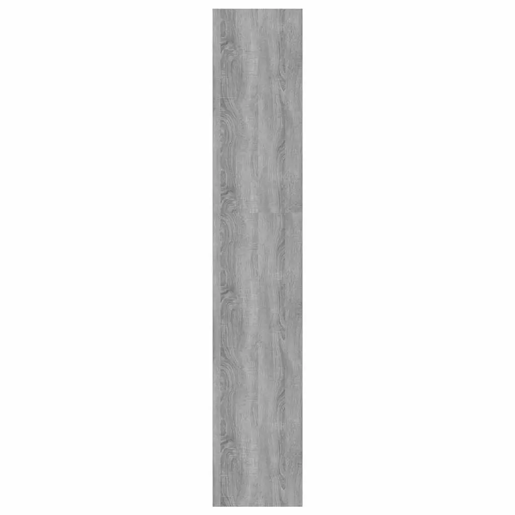 Grey Engineered Wood Bookcase 60x30x166cm Dual Purpose Shelving Unit Room Divider