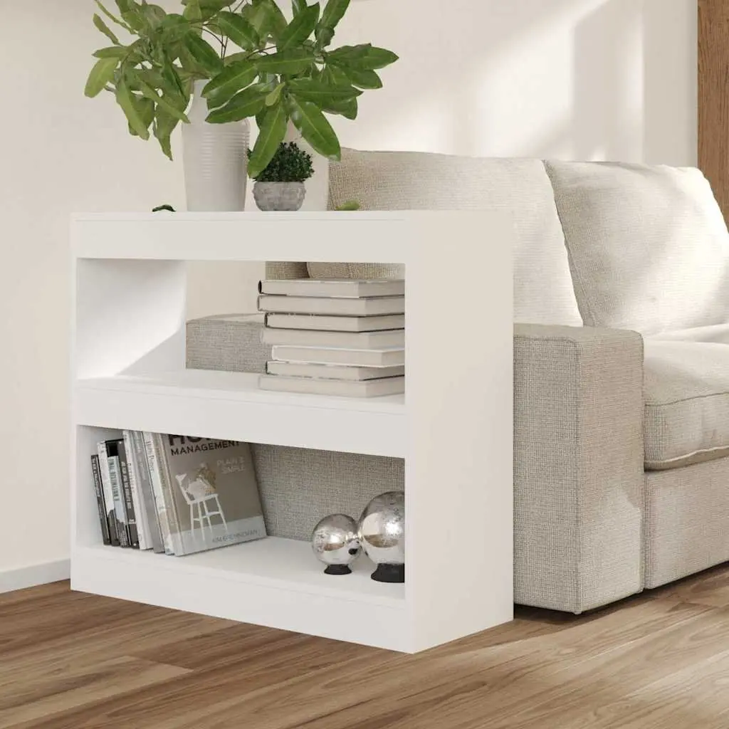 Book Cabinet Room Divider White Shelving Storage Bookcase Standing Shelf