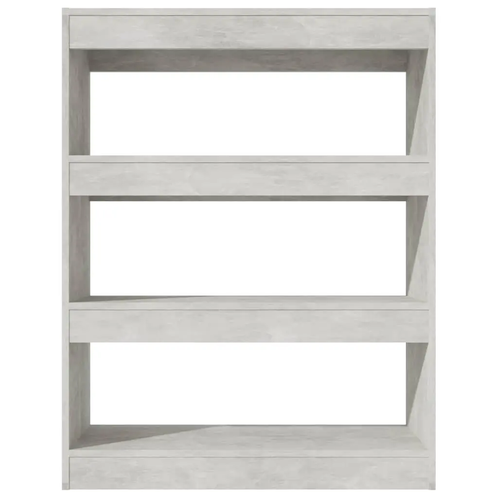 Engineered Wood Room Divider Bookcase with Ample Storage