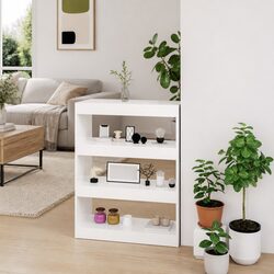 Dimensions: 80x30x103cm White Book Cabinet Room Divider