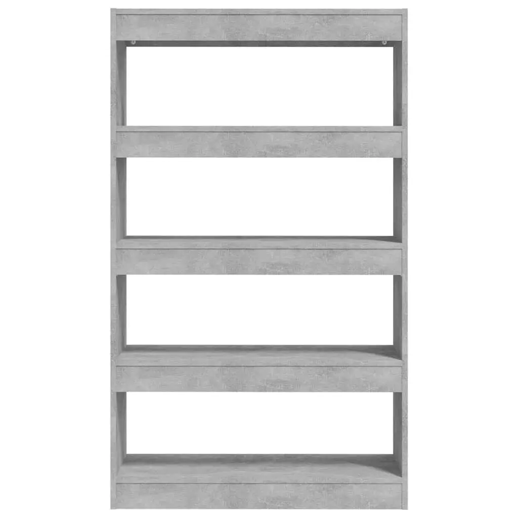 Grey Engineered Wood Book Cabinet