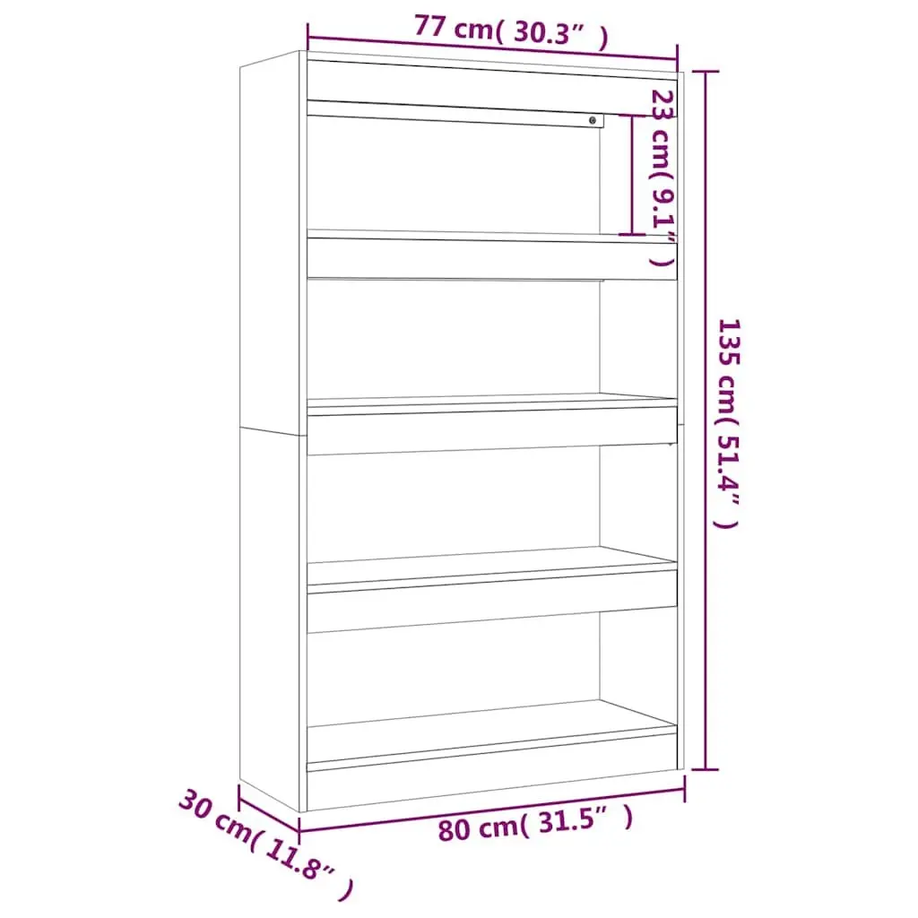 Grey Engineered Wood Book Cabinet