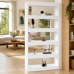 Specifications for White Book Cabinet Room Divider 80x30x166cm