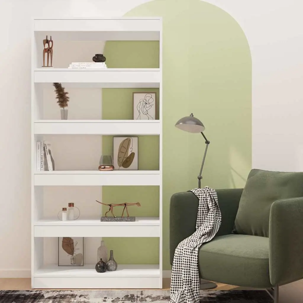 Book Cabinet Room Divider Storage 80x30x166cm Engineered Wood