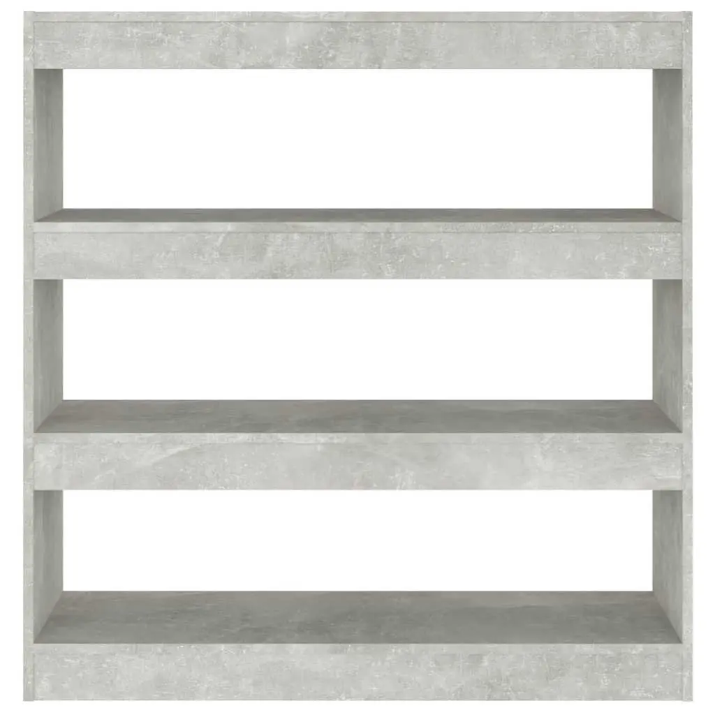 Book Cabinet Room Divider Grey Storage Shelf Organiser Living Space Hallway