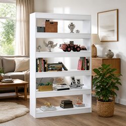 Specifications of White Wooden Book Cabinet 100x30x166cm