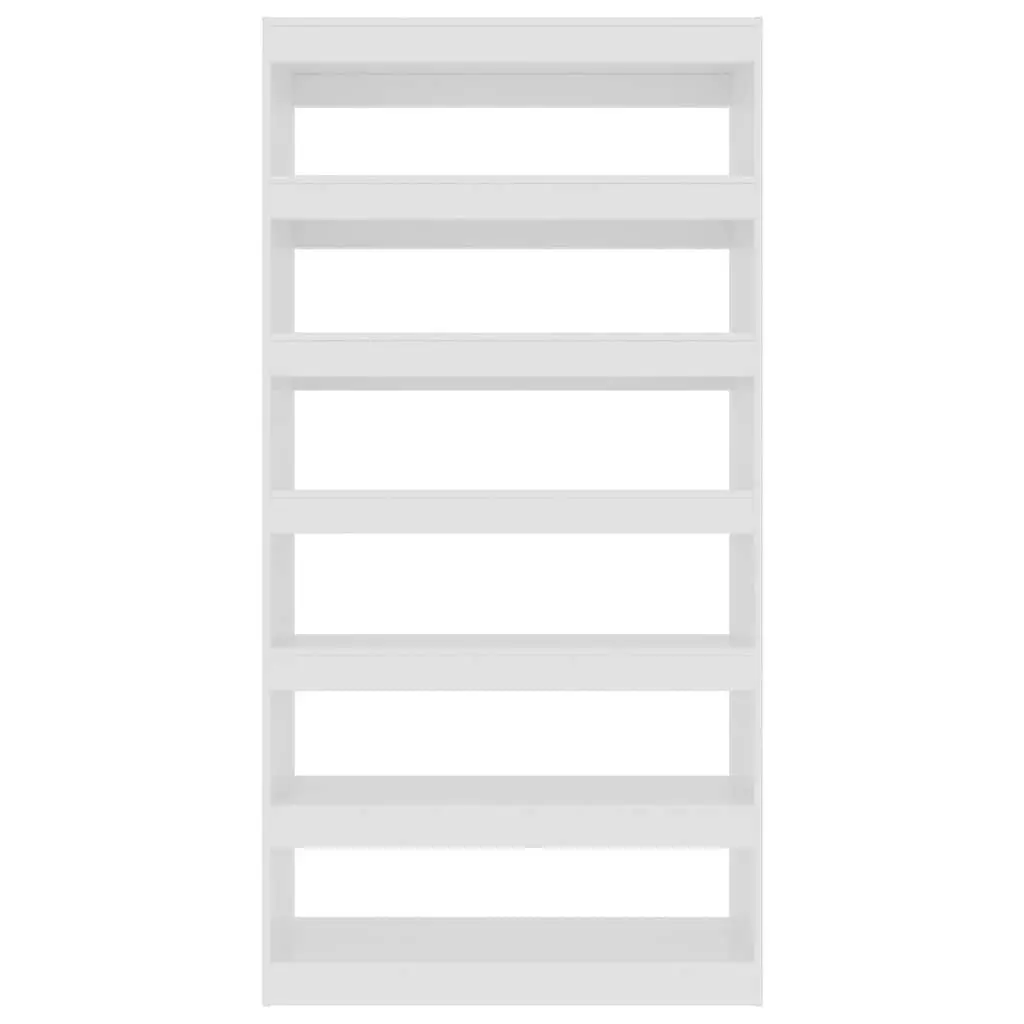 White High Gloss Book Cabinet Room Divider