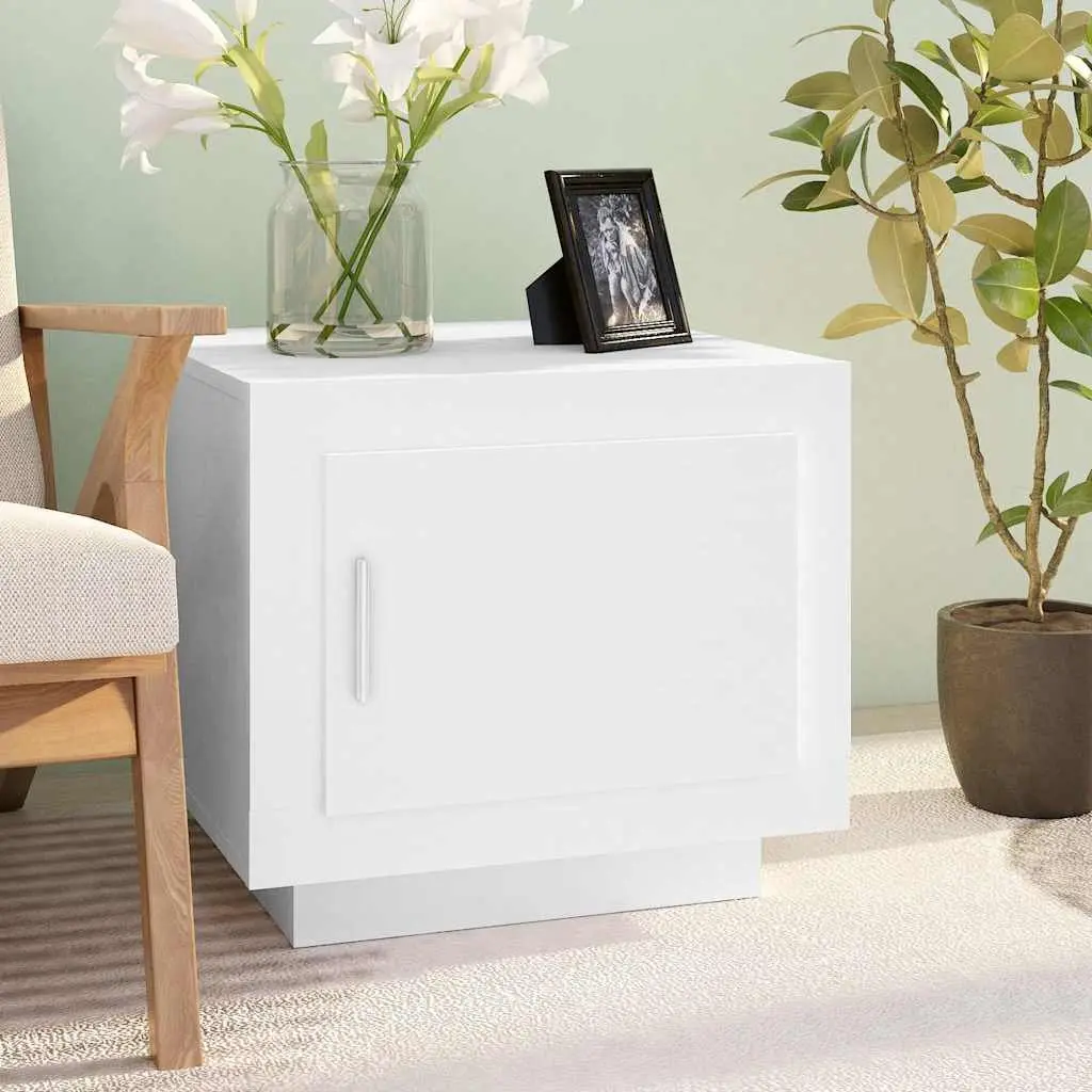 Coffee Table White Storage Cabinet Accent Furniture Living Room Couch Side Table