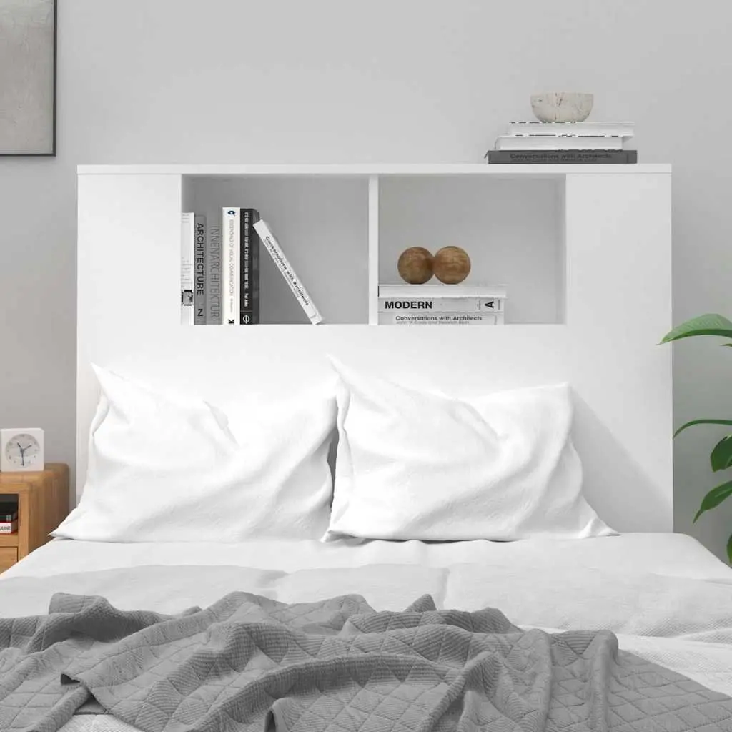 Headboard Cabinet Wall-Mounted Storage Bedroom Furniture 100cm