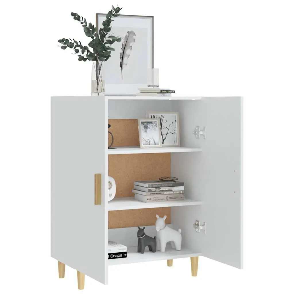 White Sideboard Cabinet Storage Buffet Furniture 70x34x90cm