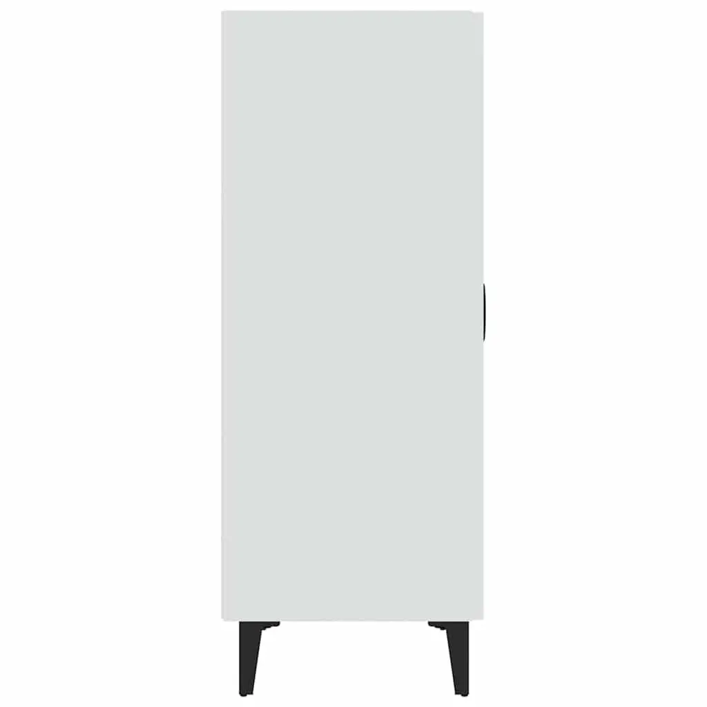 Sideboard White 70x34x90 cm Storage Cabinet with 2 Doors Engineered Wood