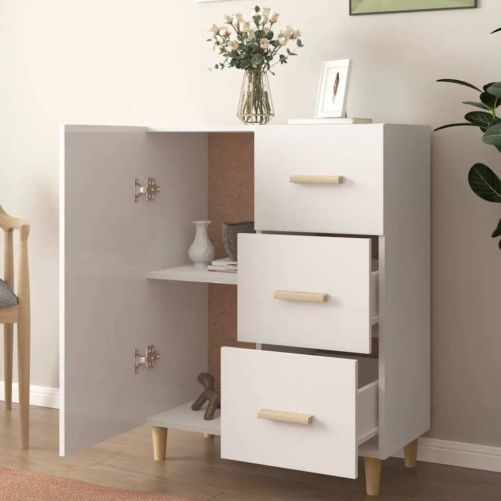 High Gloss White Sideboard