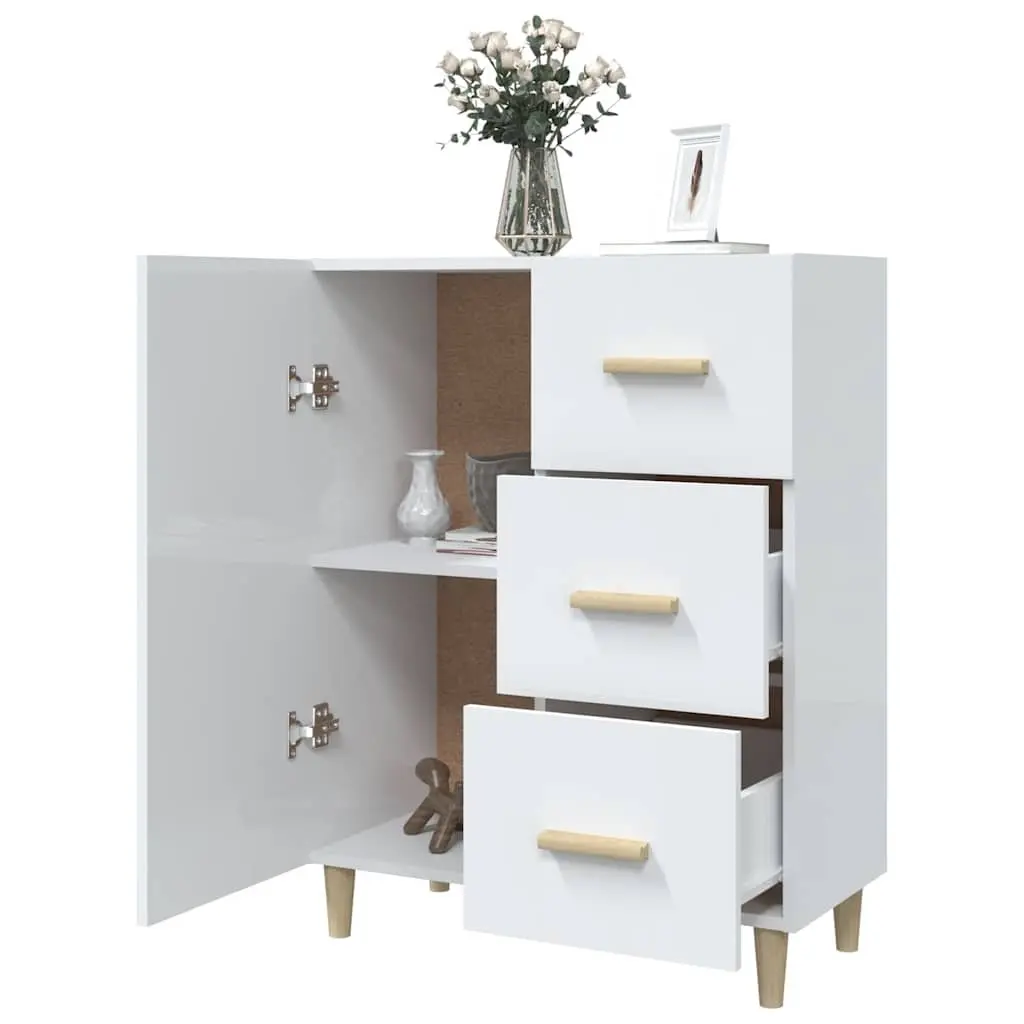 High Gloss White Sideboard