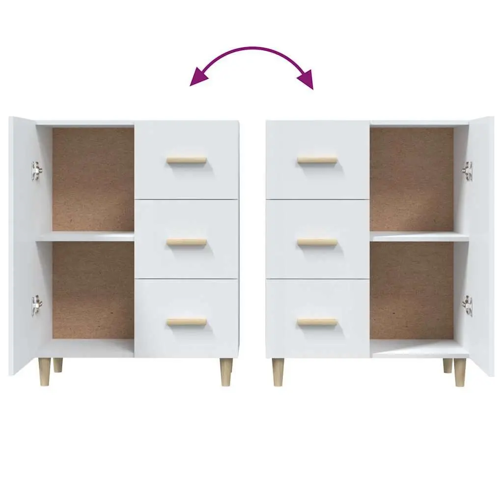 High Gloss White Sideboard
