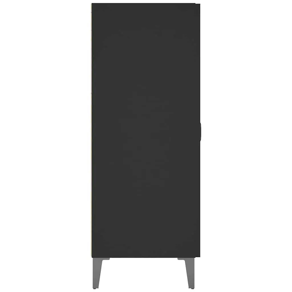 Black Sideboard Cabinet Storage Buffet 69.5x34x90cm