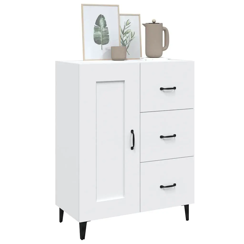Sideboard Cabinet Storage Buffet Living Room White 69.5W x 34D x 90H cm