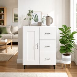 Specifications of White Gloss Sideboard Storage Cabinet