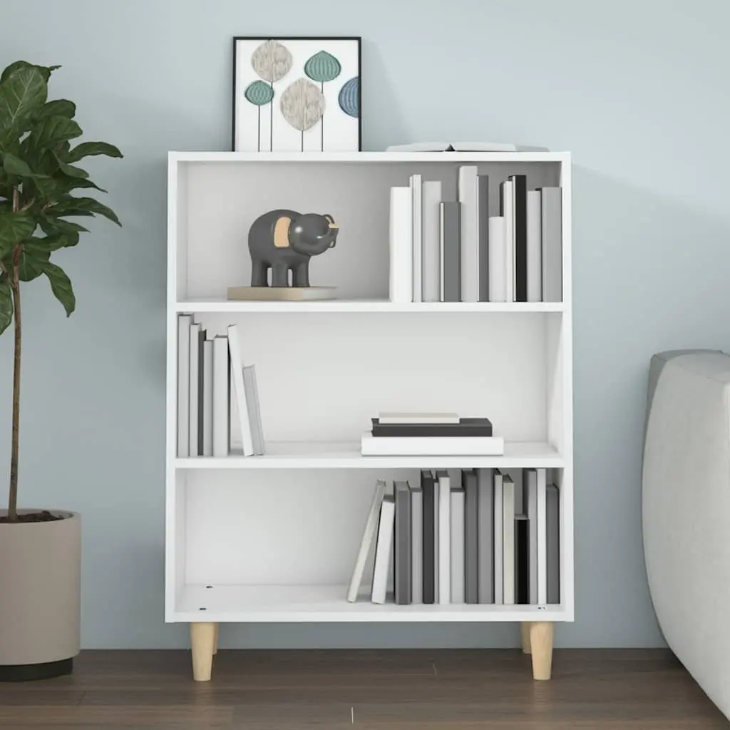 White Sideboard Cabinet Storage Furniture for Living Room Hallway 69.5W x 32.5D x 90H cm