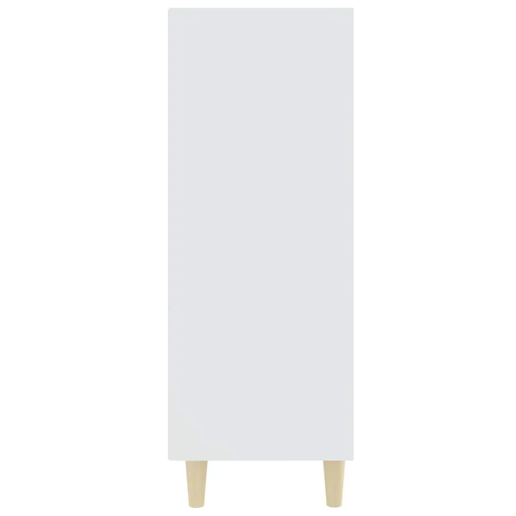 White Sideboard Cabinet Storage Furniture for Living Room Hallway 69.5W x 32.5D x 90H cm