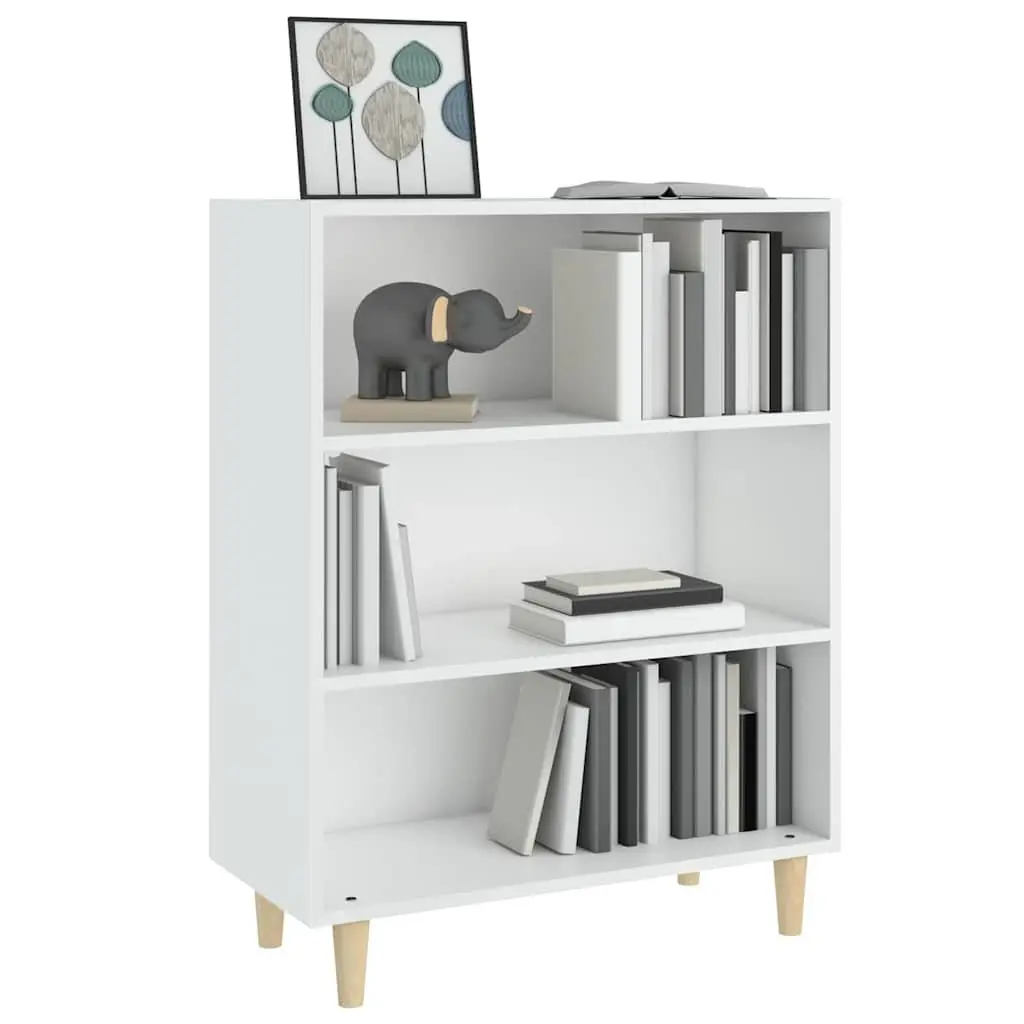 White Sideboard Cabinet Storage Furniture for Living Room Hallway 69.5W x 32.5D x 90H cm