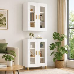 Specifications of White Hanging Wall Cabinet 69.5x34x90cm