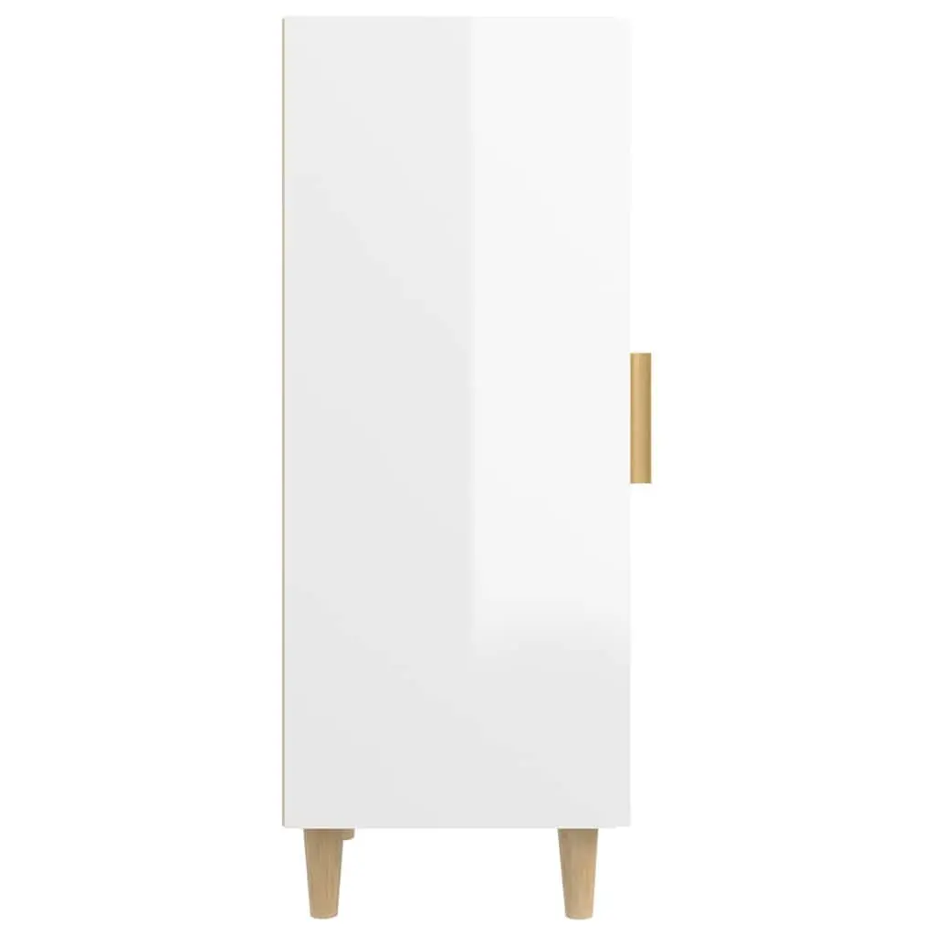 High Gloss White Sideboard Cabinet