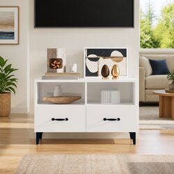 Specifications of White High Gloss Media Unit TV Cabinet